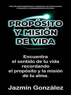 cover image of Propósito y misión de vida